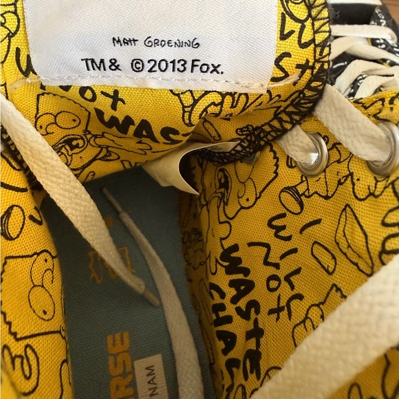 Converse Bart Simpson “I Will Not Waste Chalk High-Top Sneakers - Picture 5 of 7